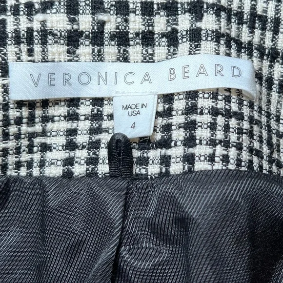 Veronica Beard Rhett Dickey Jacket Grey Plaid Blazer Size 4 Rerailed 695 - Picture 12 of 15